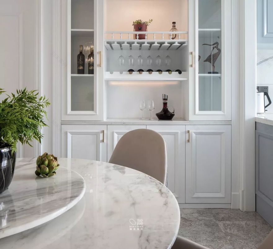 《沁绿》现代美式空间,温馨地中海蓝-14