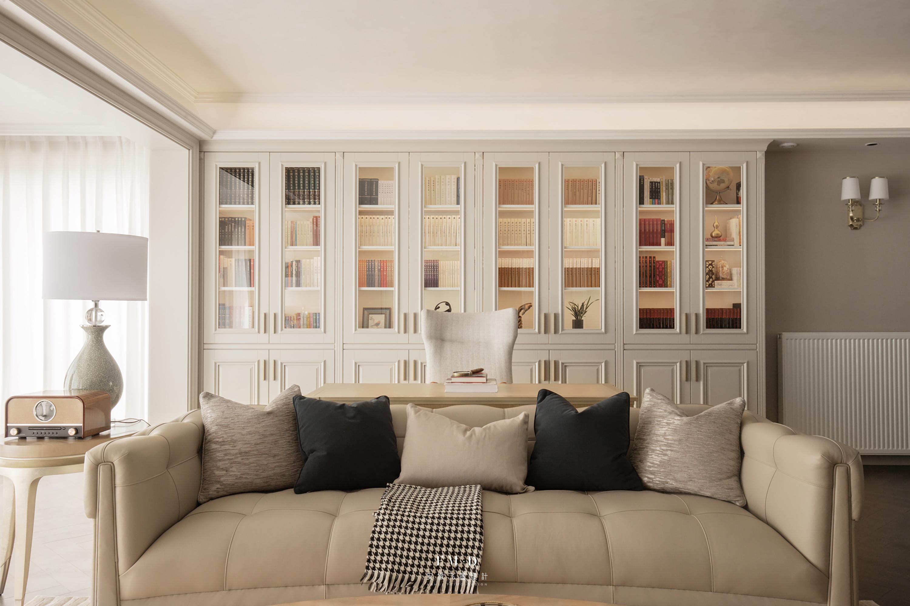 170㎡大平层美式风设计丨中国合肥丨飞墨设计组-29