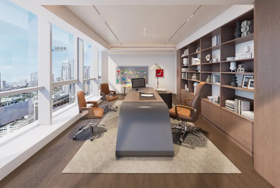 LKDESIGN丨国信会视集团办公空间设计案例-171