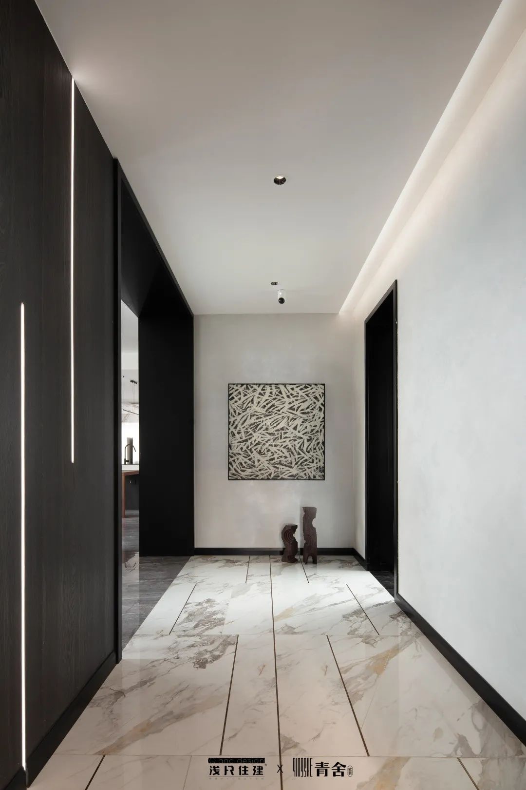 摩登撞色美宅 · 湘江壹号极致奢华空间丨浅尺住建-23