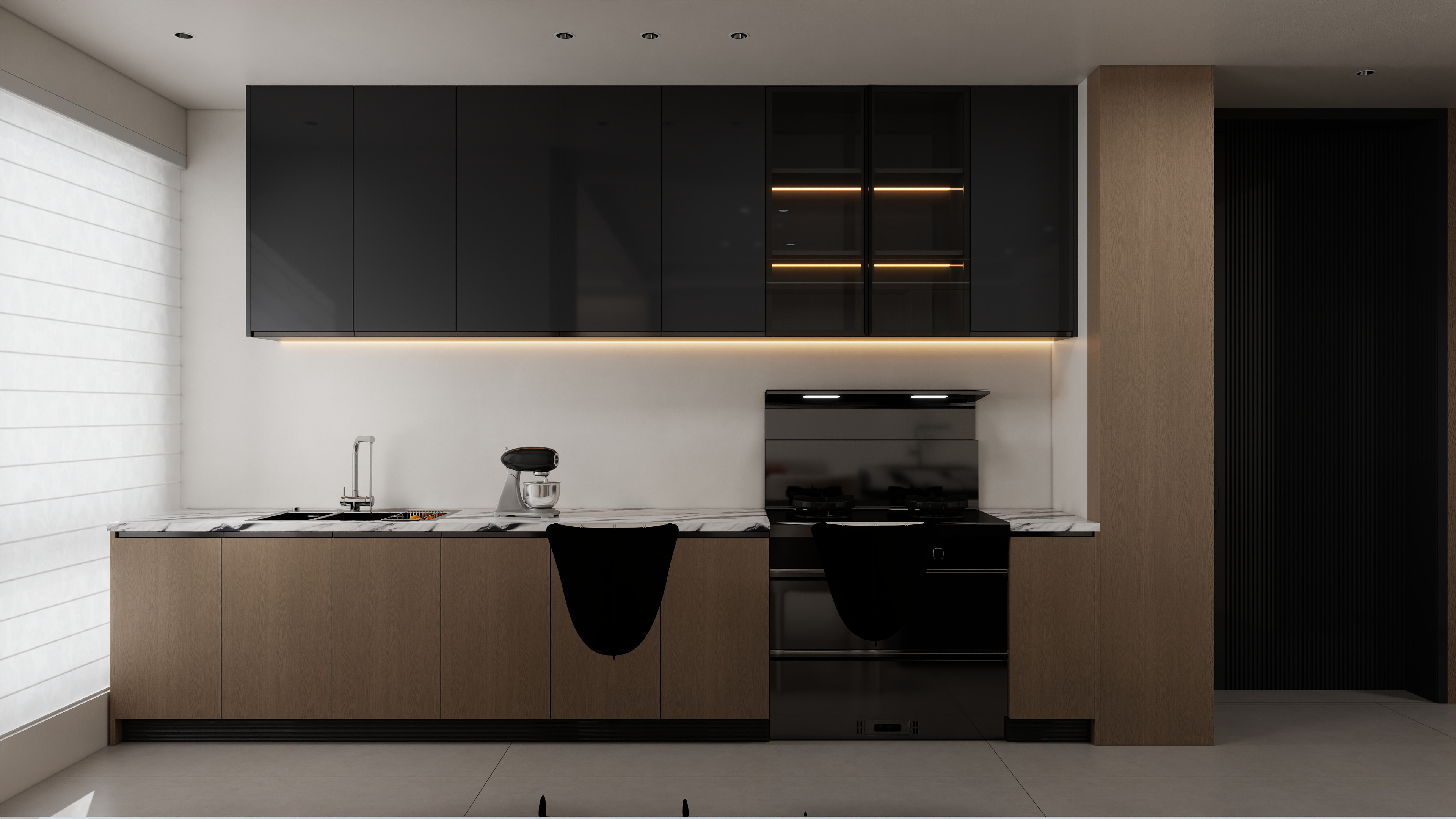 广州市大平层现代极简风-9