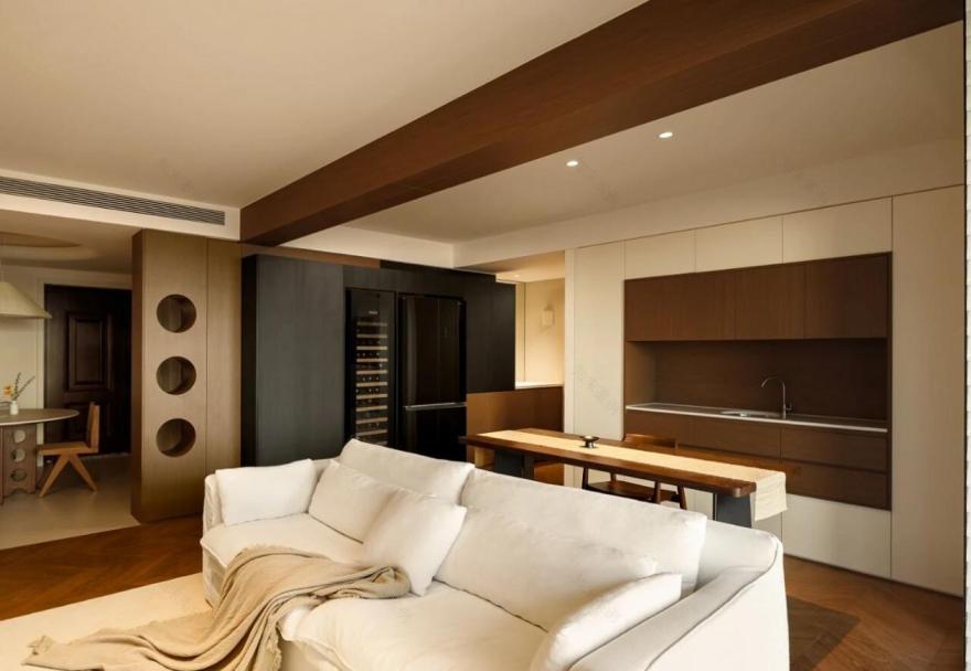 Y宅 时光的柔板丨F + 建筑空间设计-25