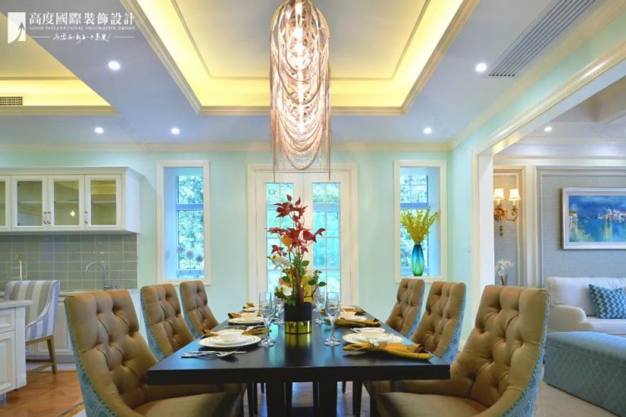 美式小镇生活,绿意盎然的艺术空间丨中国武汉丨高度国际装饰设计集团武汉公司-24