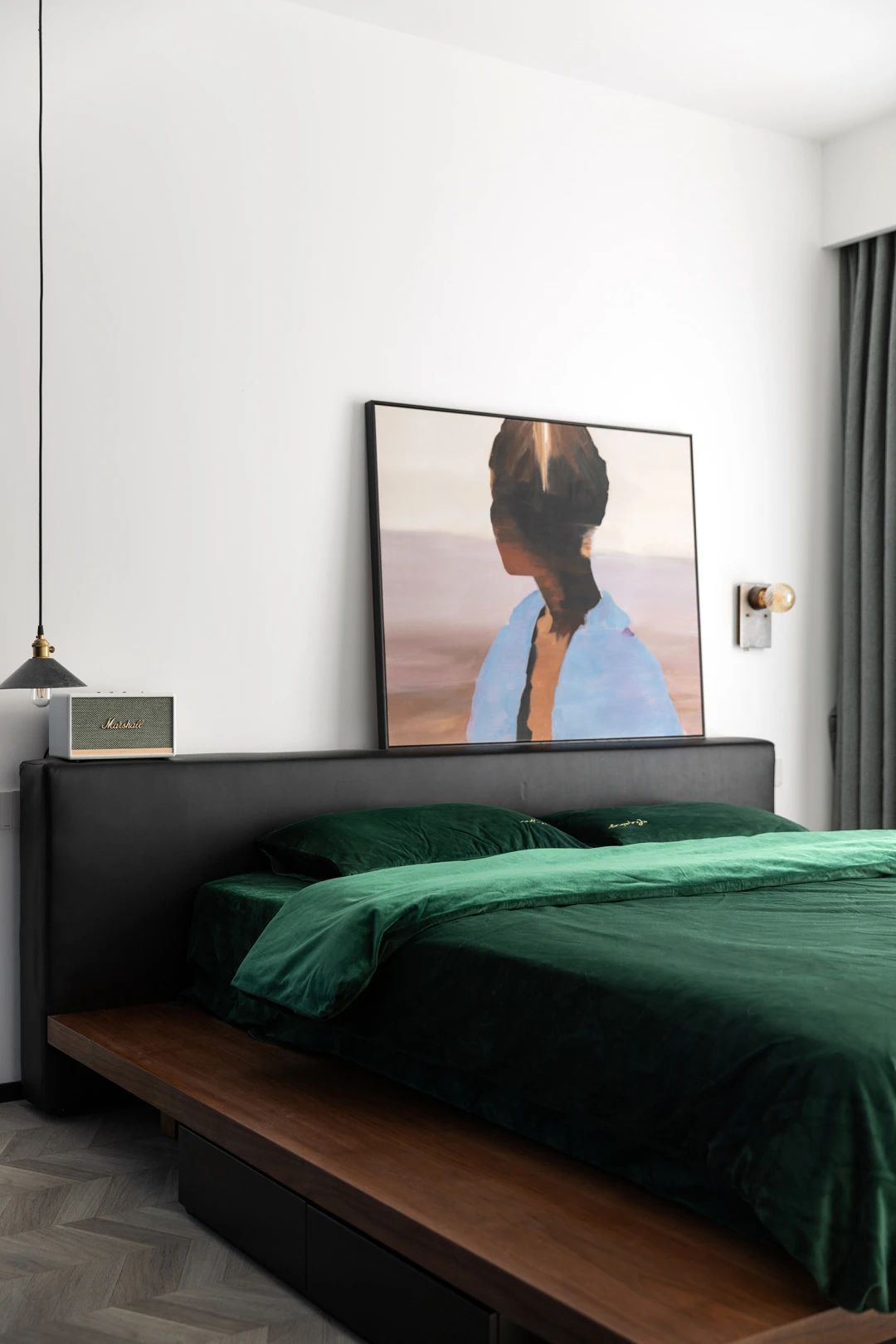 军人夫妻的硬朗现代轻工业风之家-58