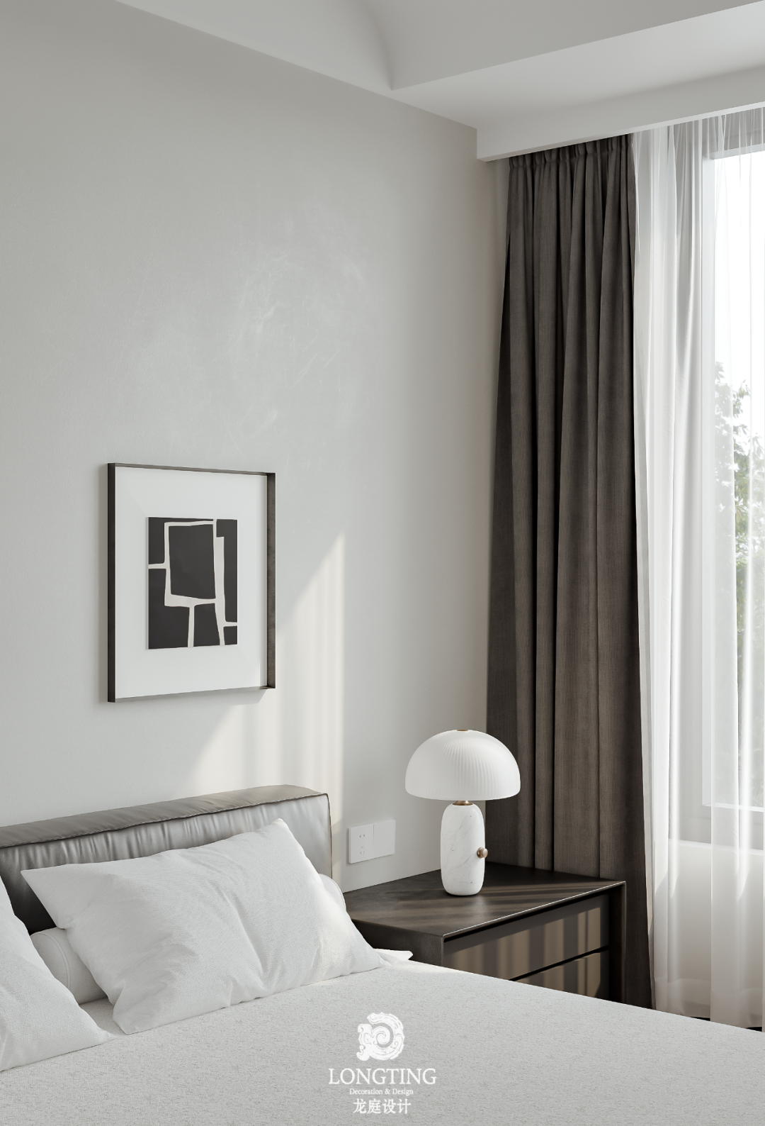 忆境府·现代简约生活空间丨龙庭设计-35