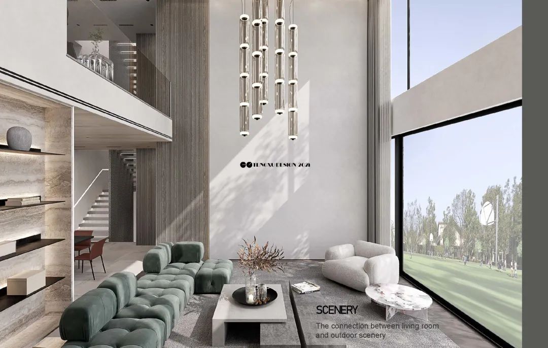 上海 460㎡现代简约别墅丨中国上海丨设计师腾旭-16