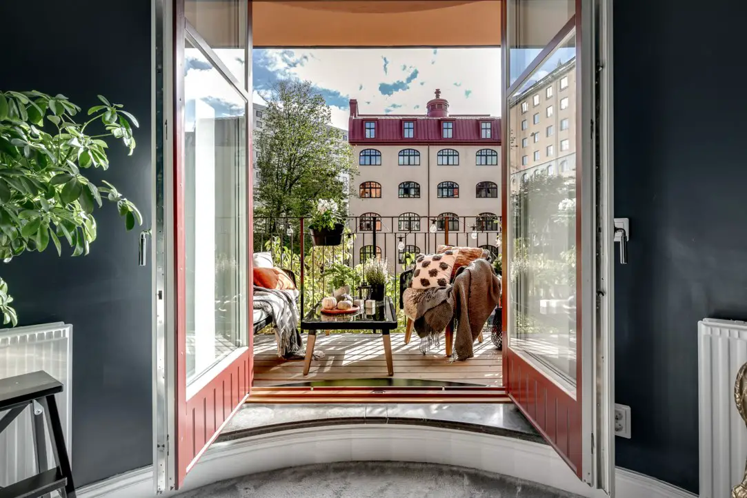 斯德哥尔摩蓝色古典公寓设计-13