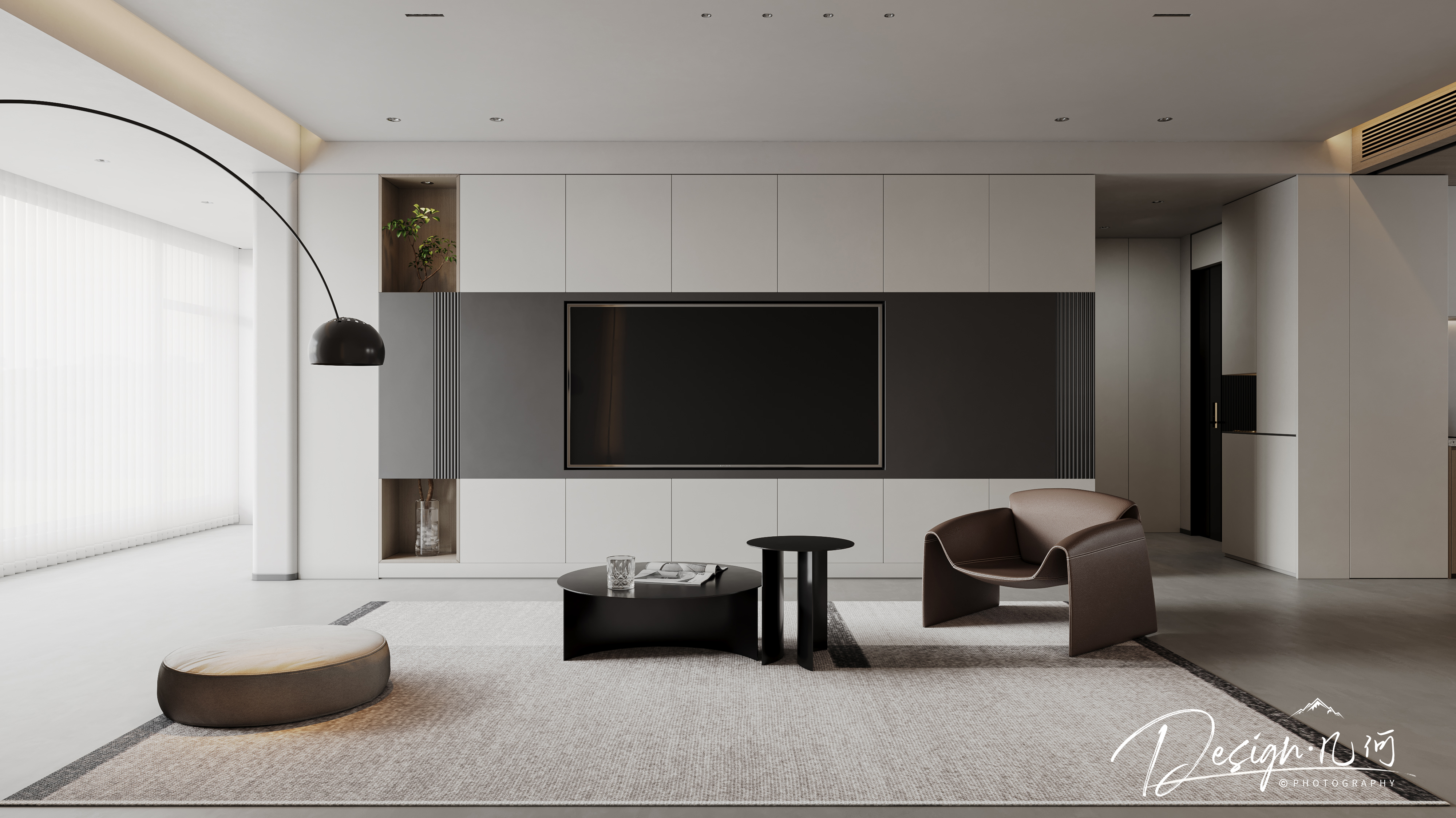 几何空间视觉表现 | 吾悦公馆现代客餐厅-3