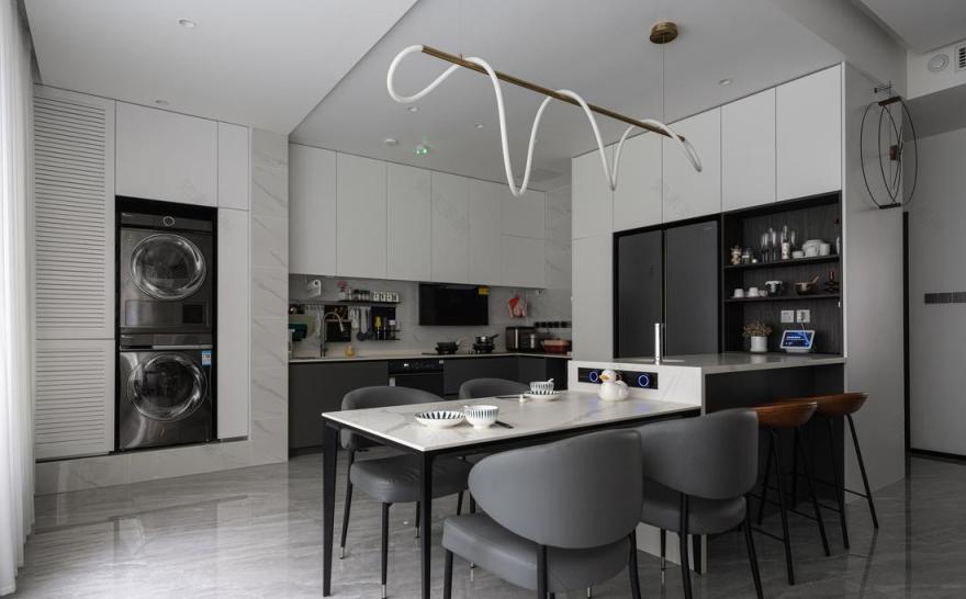 平层温馨现代极简风-48