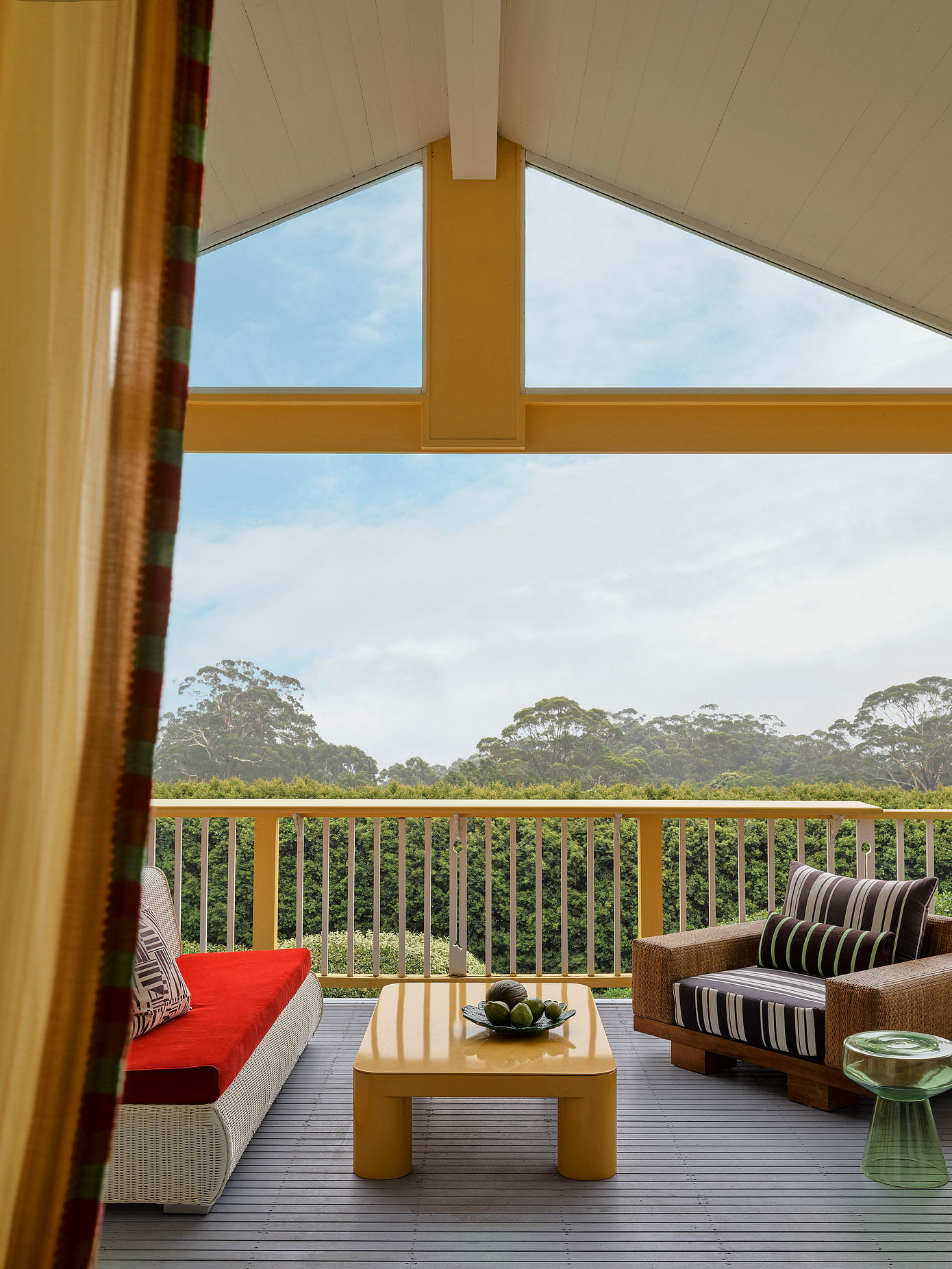 Plantasia: Surreal Family Retreat Drenched in Botanical Color Tones-11