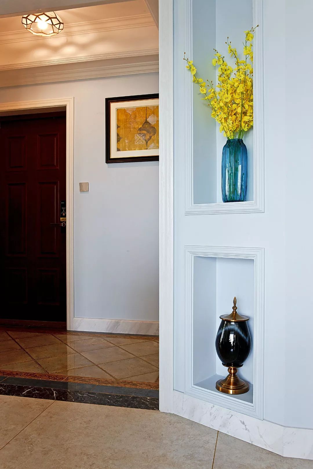 咸阳 105㎡现代美式,蓝白优雅调,活力情趣风!-27