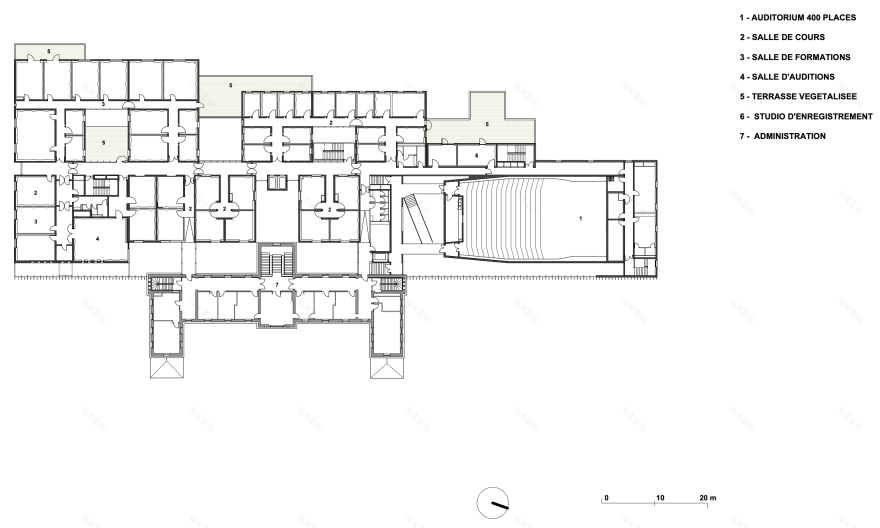 蒙彼利埃音乐学院丨法国蒙彼利埃丨法国AS建筑工作室-54