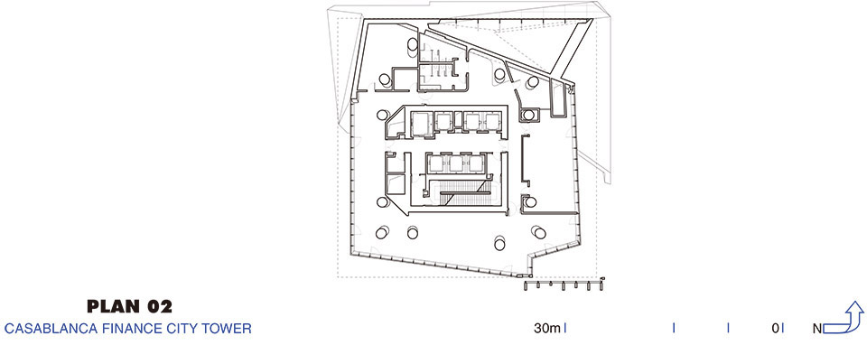 卡萨布兰卡金融城大厦丨摩洛哥卡萨布兰卡丨Morphosis-43