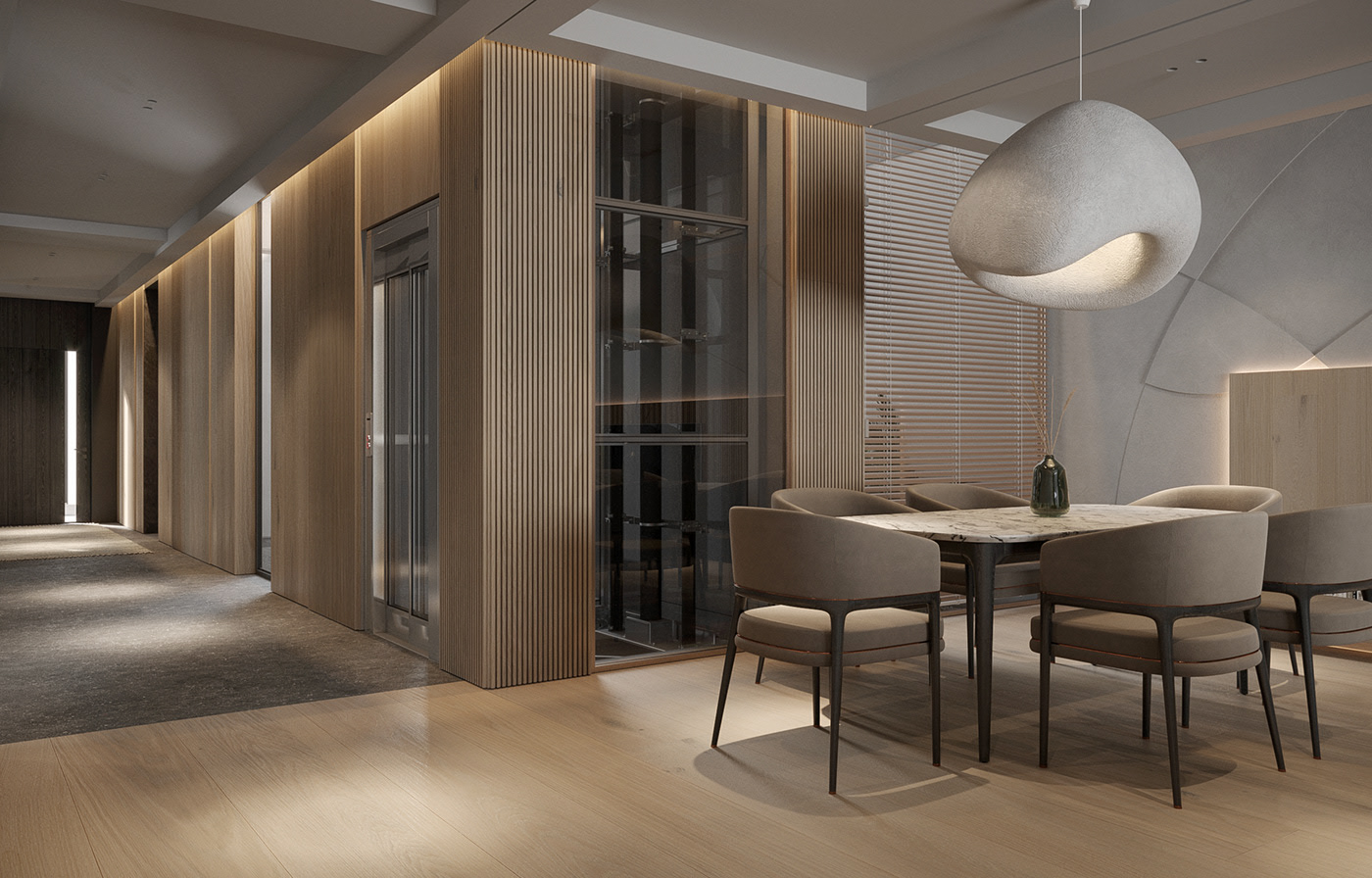 610㎡高级灰色系住宅设计 超精致！-6