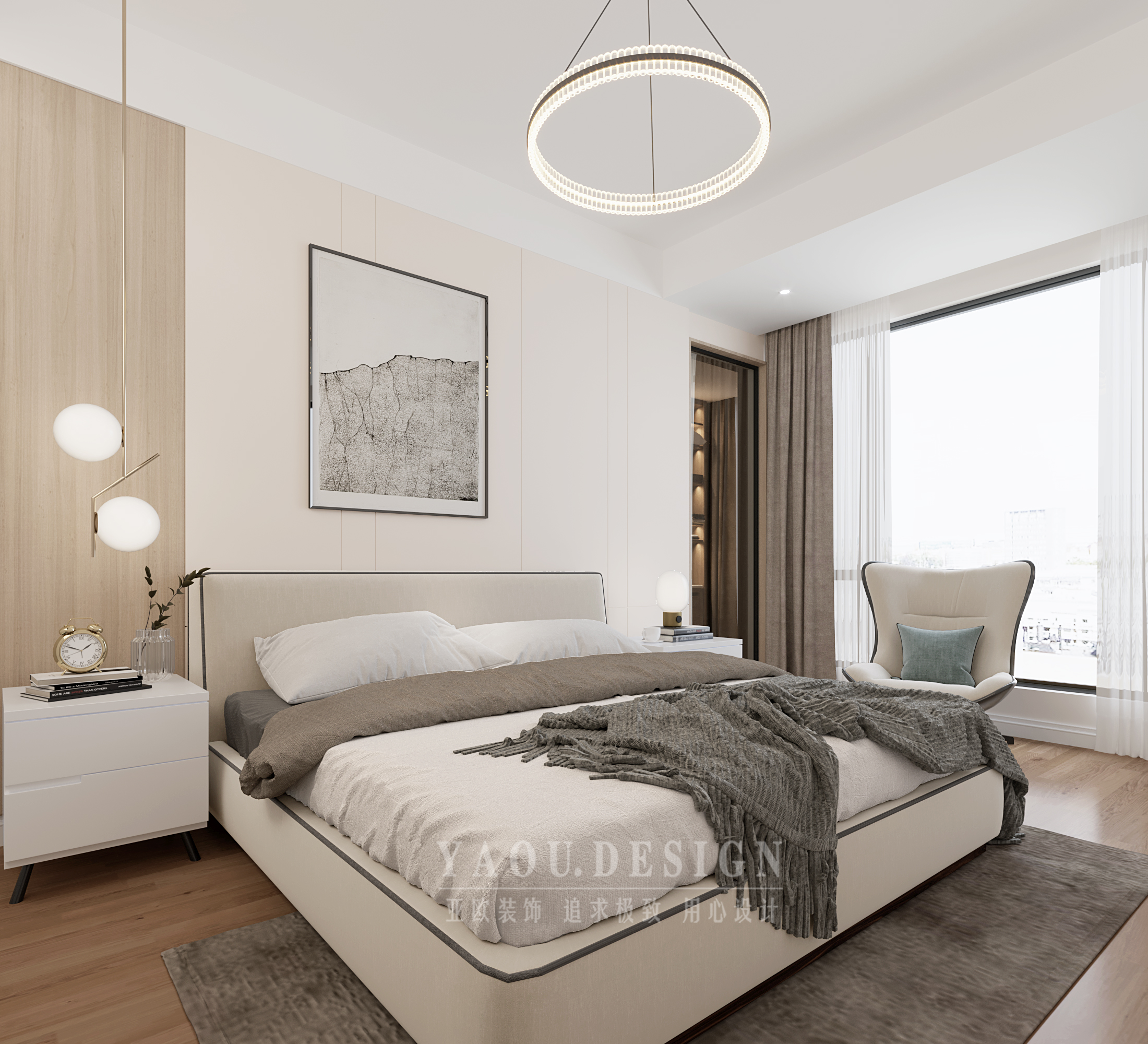 安吉山语城现代复式家居设计丨亚欧设计-17