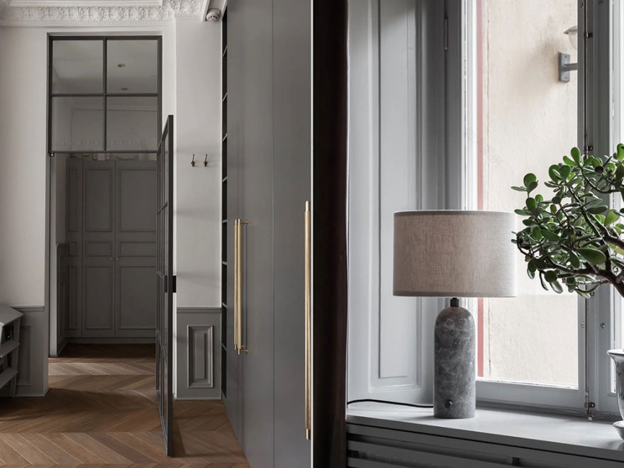 斯德哥尔摩现代古典风公寓设计-22