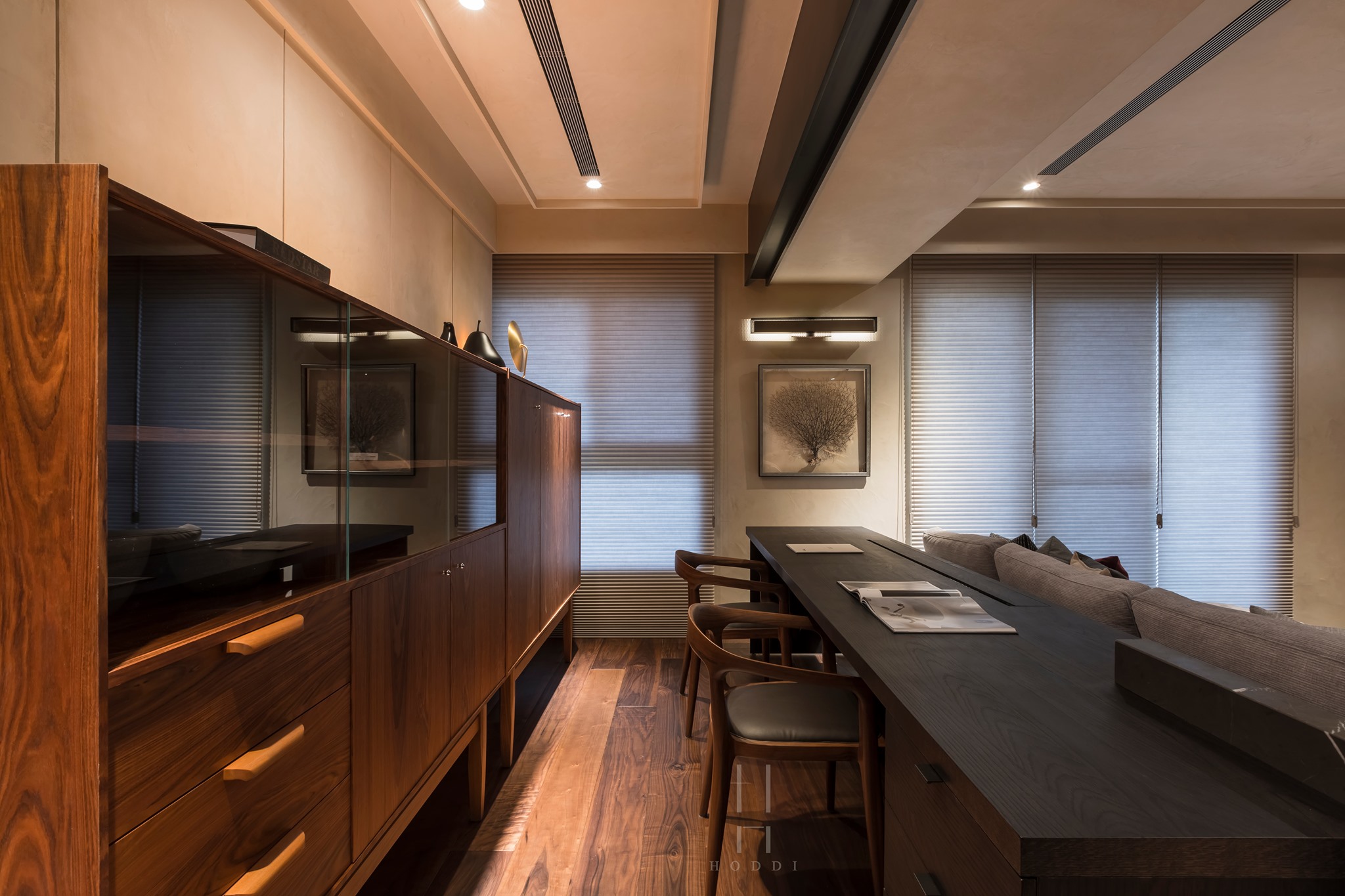 禾邸设计 | 复古书柜家具打造温润书香空间-26