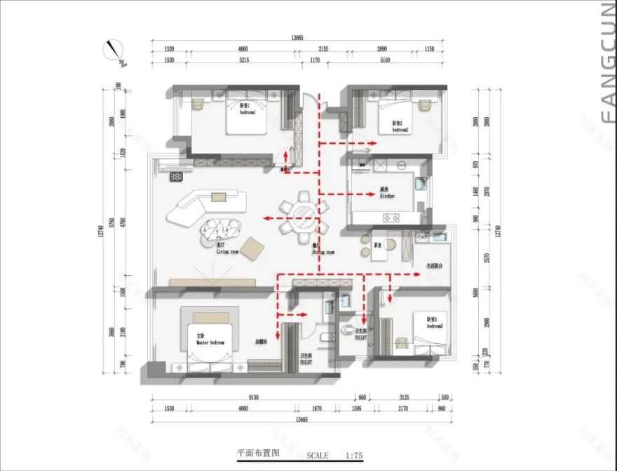 170㎡现代风格调精致生活!丨中国桂林丨方寸设计事务所-17