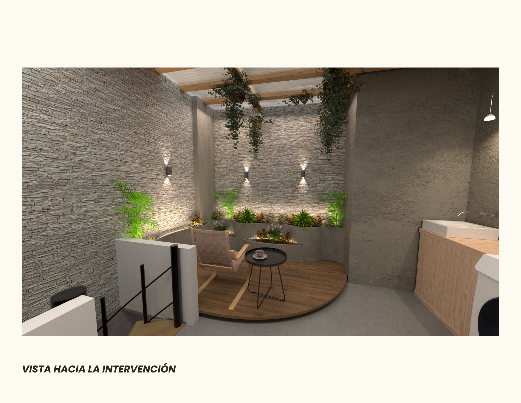 Serenidad en el Caos - Proyecto Paisajístico Interior-16