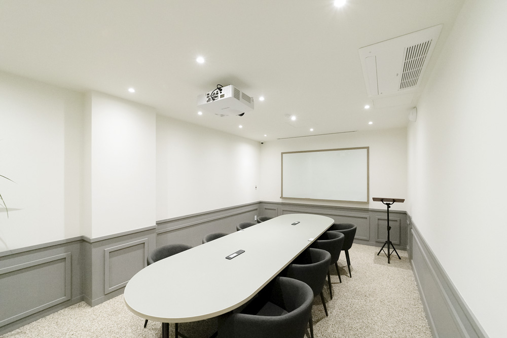 240 平现代白色&木质咖啡厅设计-27