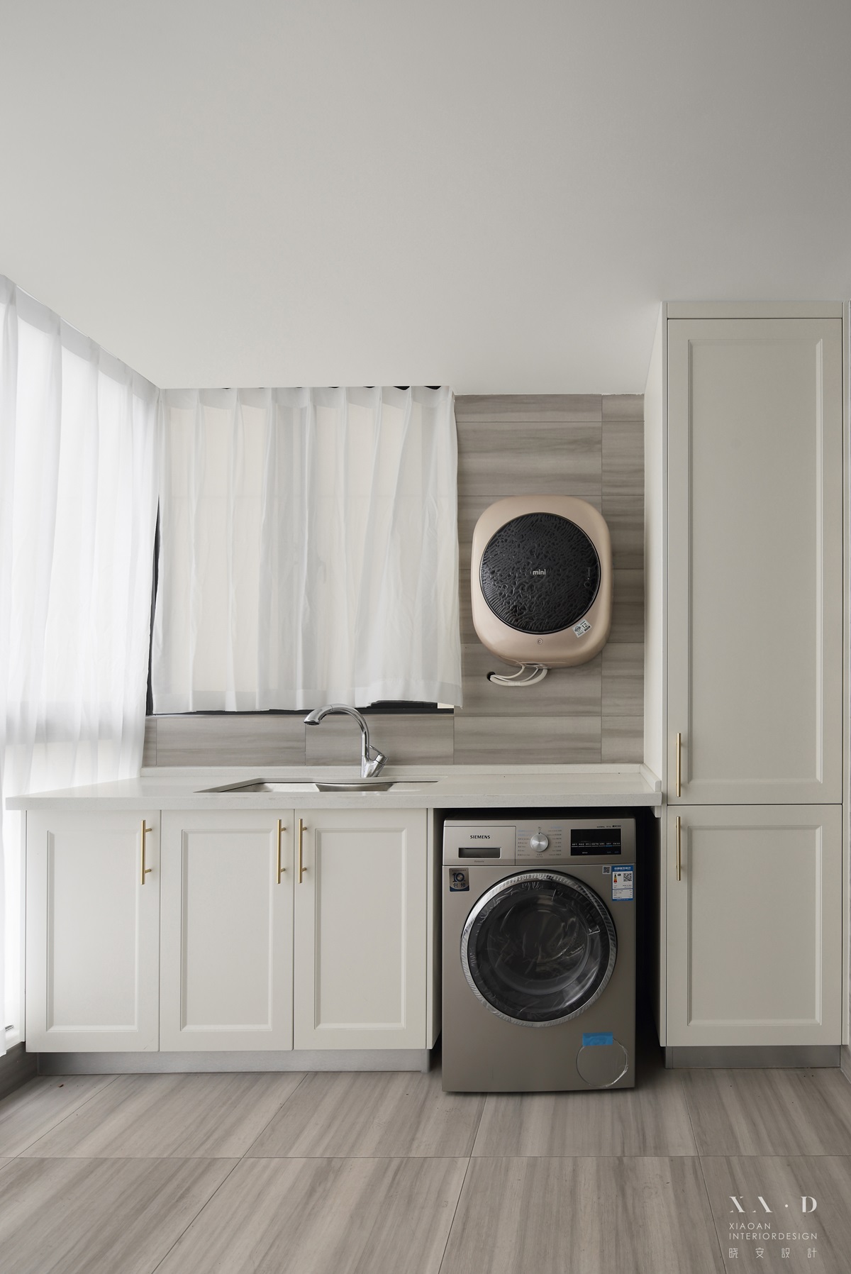 晓安设计 · 虞夏浅梦,融于质感的灰调美式-44