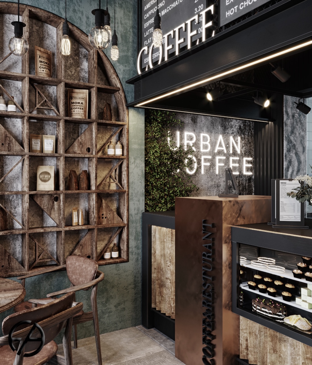 INDUSTRIAL COFFEE SHOP-1