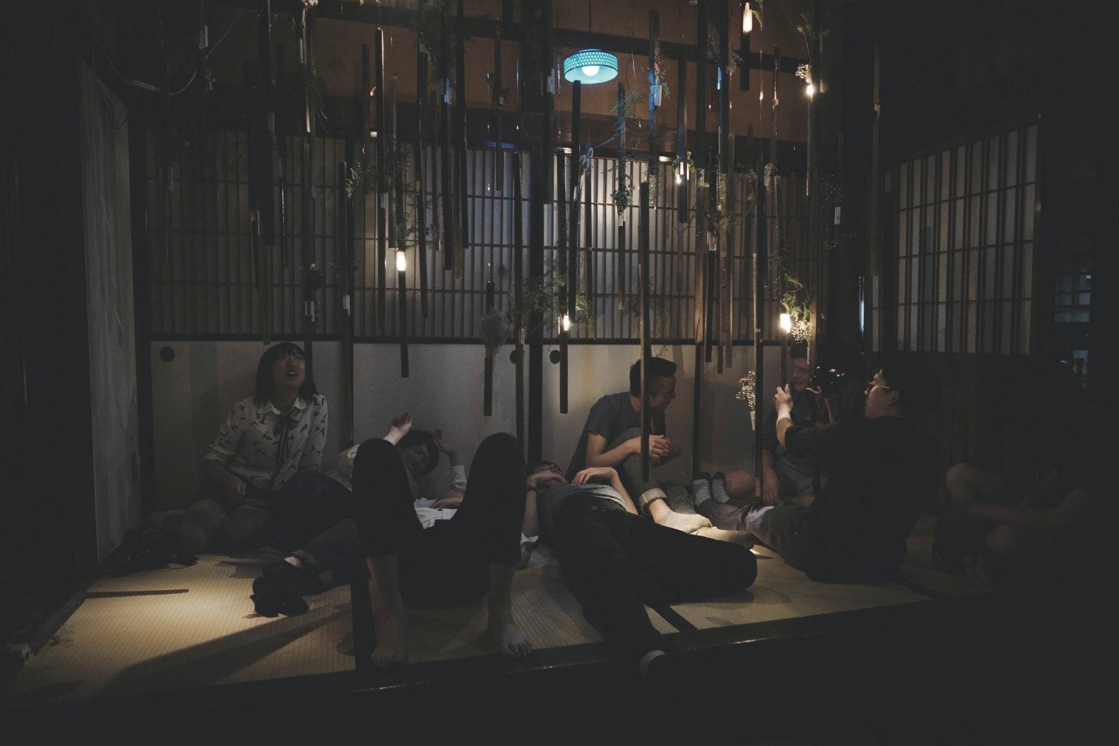 日式插花吊灯-13