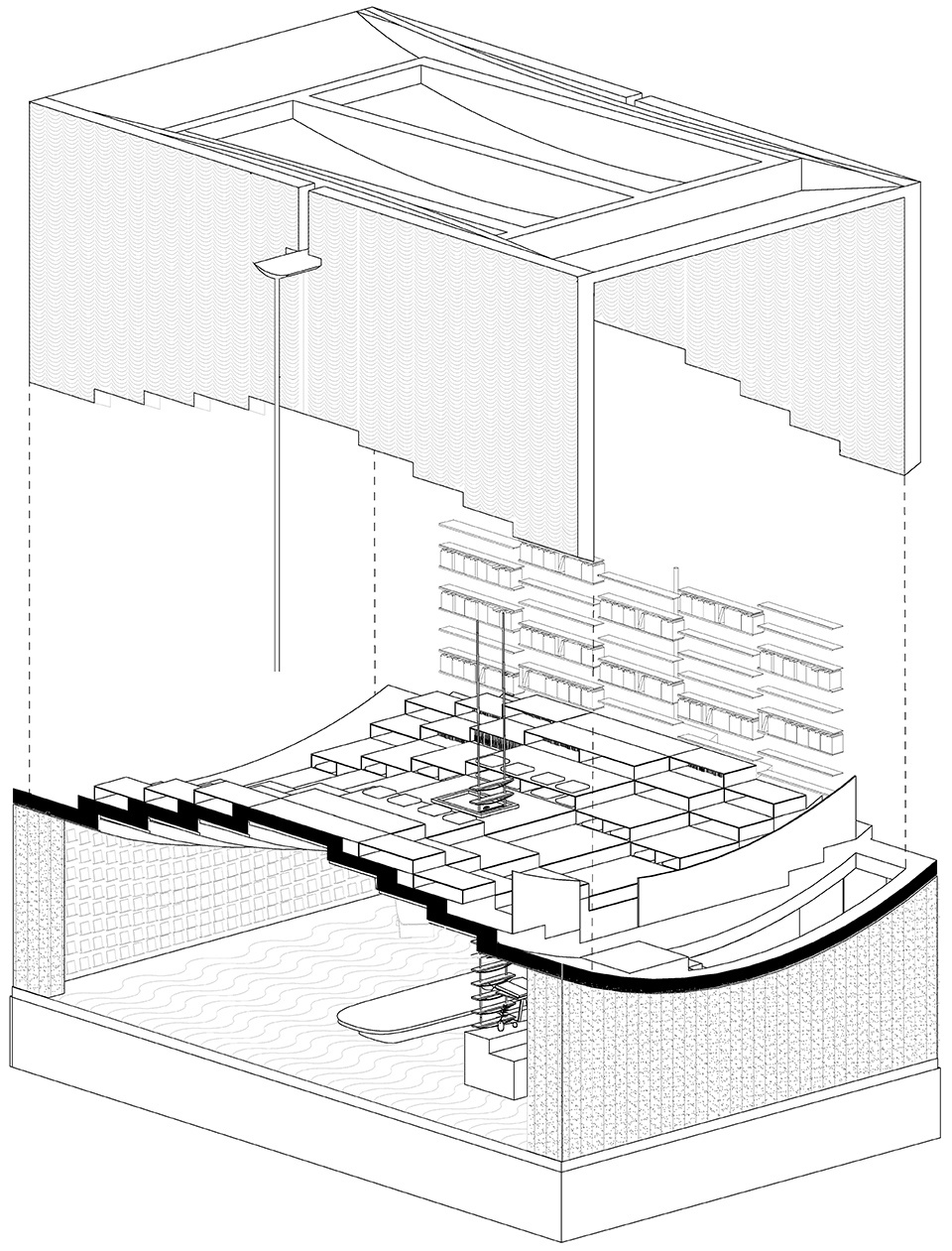 桥廊 · 上海三联书店·黄山桃源店丨中国黄山丨来建筑设计工作室-38