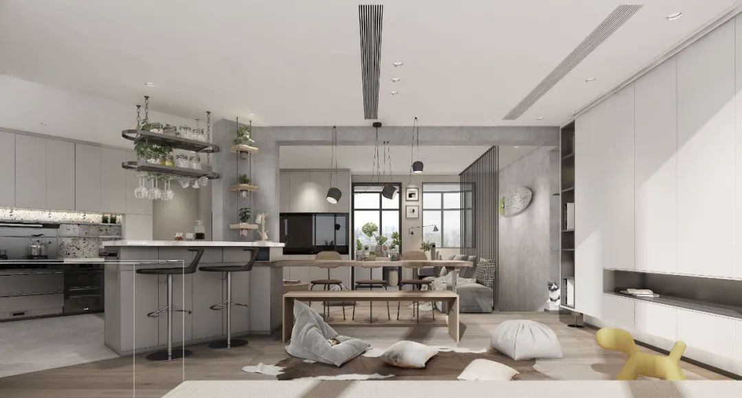 深圳宝安 162㎡工业风日系家居丨中国深圳丨艺无界设计团队-20