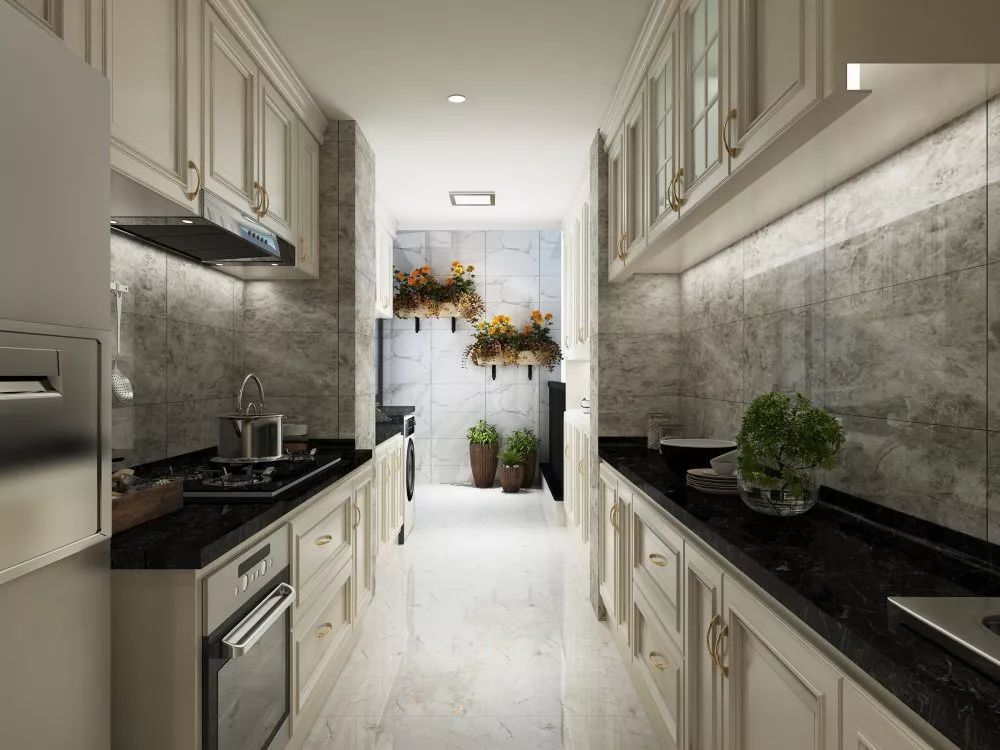 爱马仕橙&孔雀蓝撞出高级感,美式混搭打造优雅轻奢家居-87