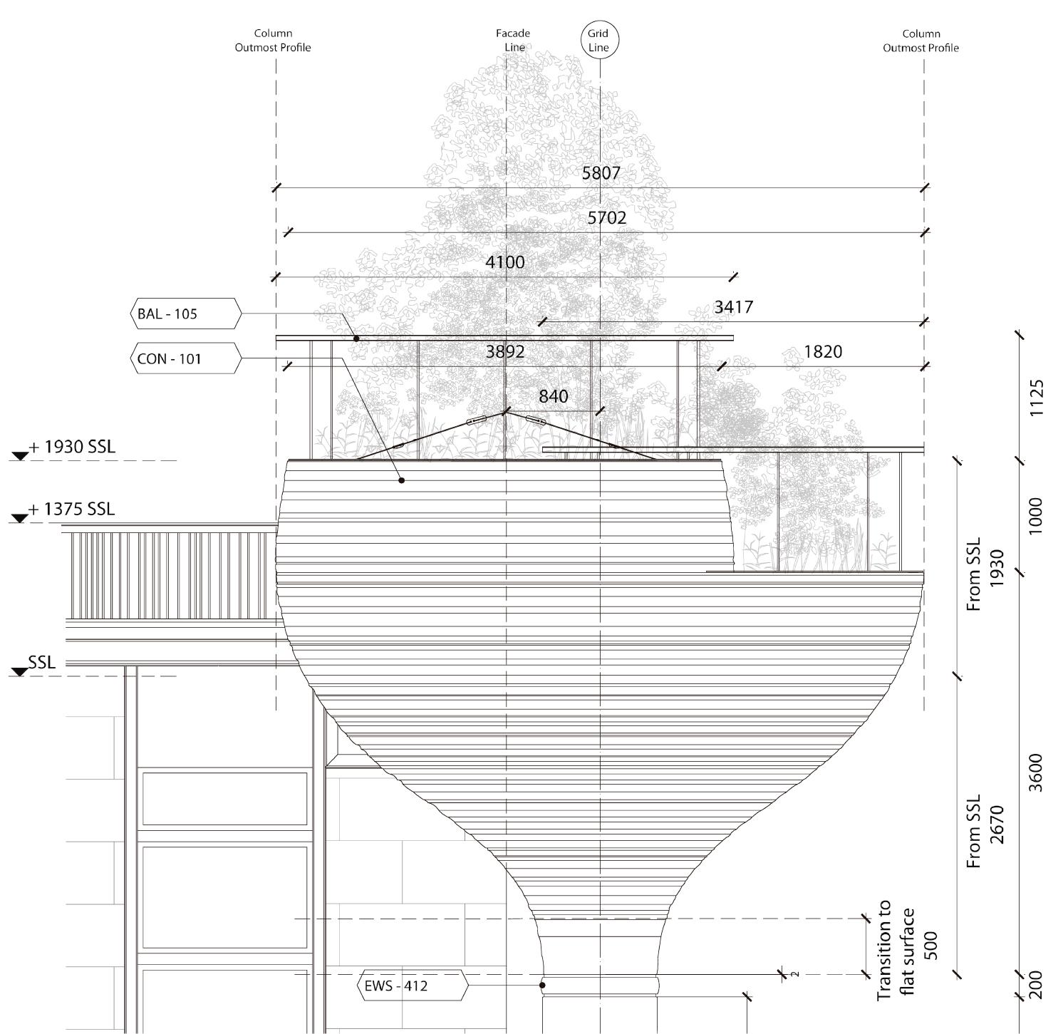 上海 1000 Trees 综合体 | 艺术与绿意融入城市开发-18