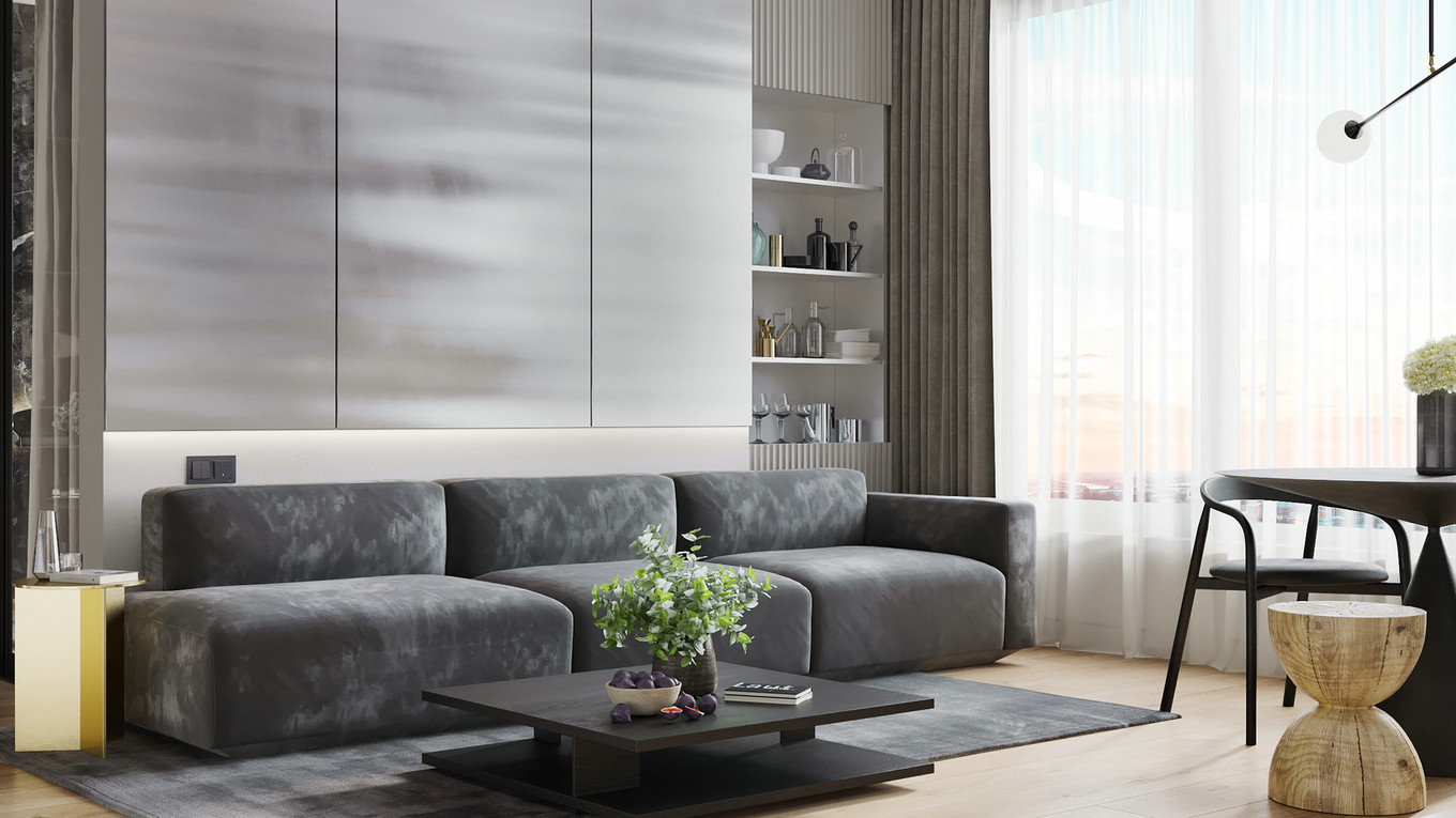 现代美学演绎 120㎡静雅生活-1