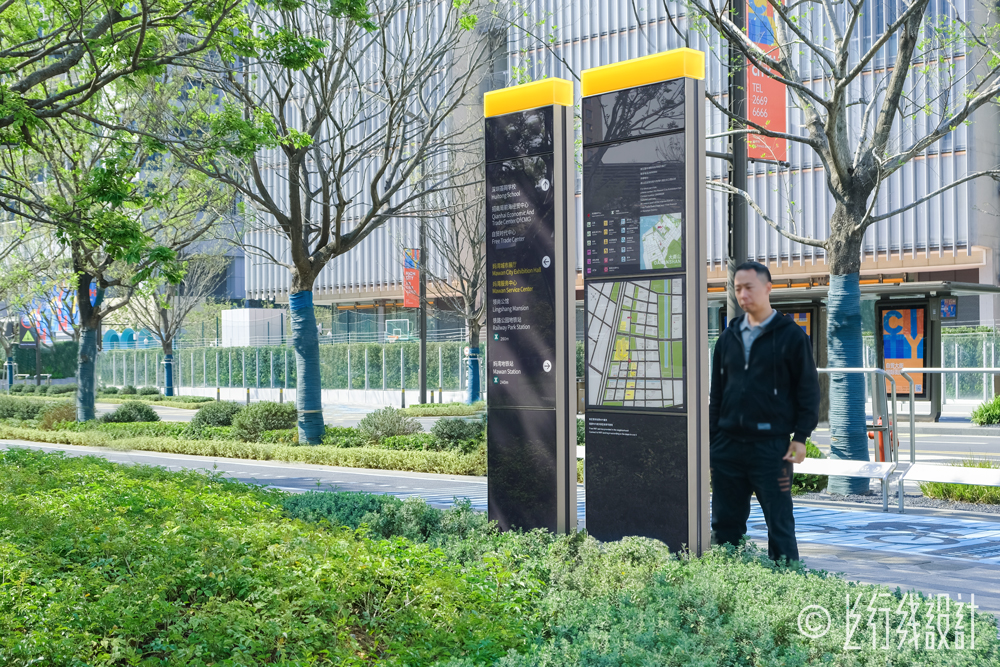 中国前海妈湾深港国际服务城标识系统丨中国深圳丨深圳上行线-20