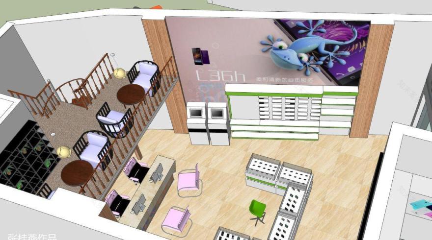 手机店室内设计 | 打造休闲与展示一体化空间-7