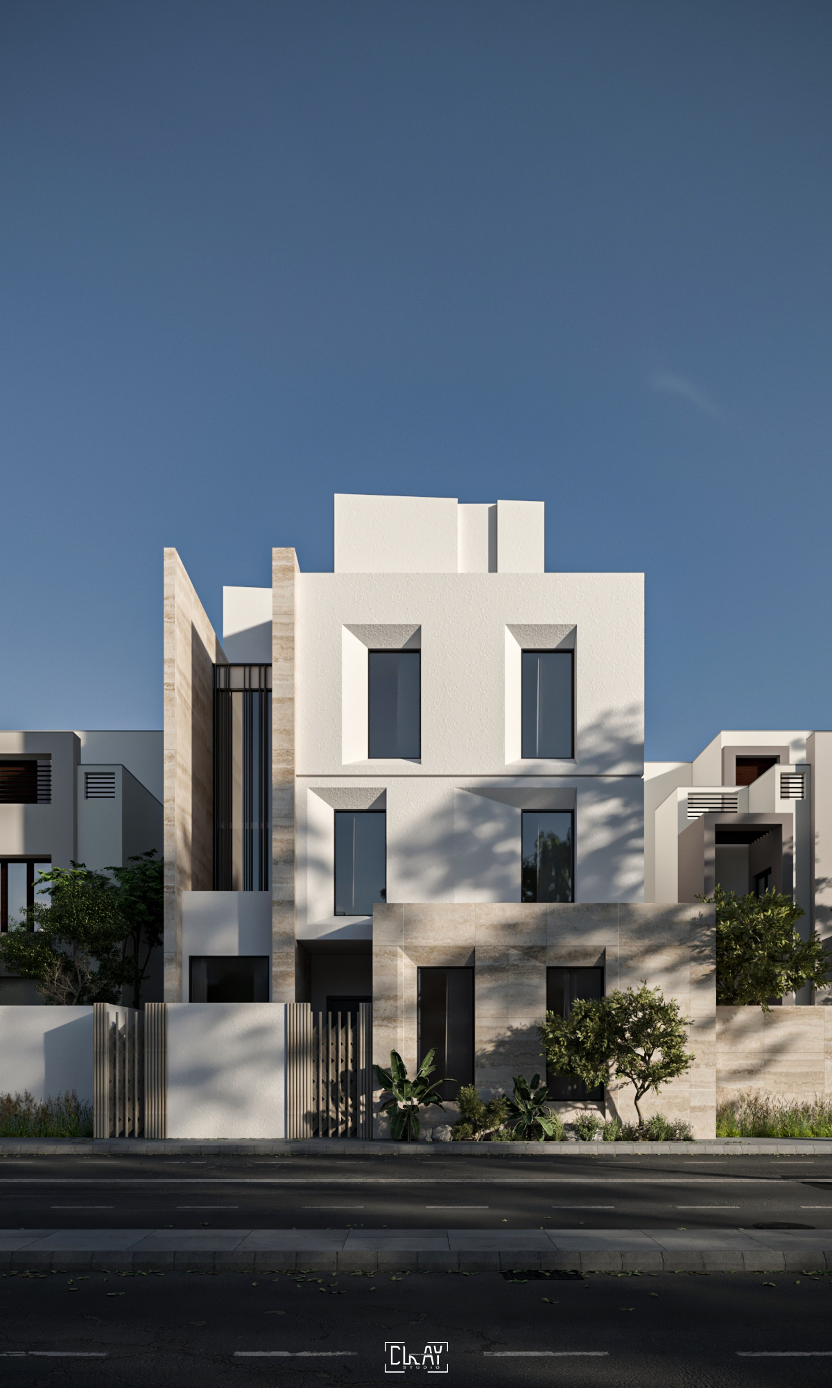住宅建筑立面丨@clay studio-8
