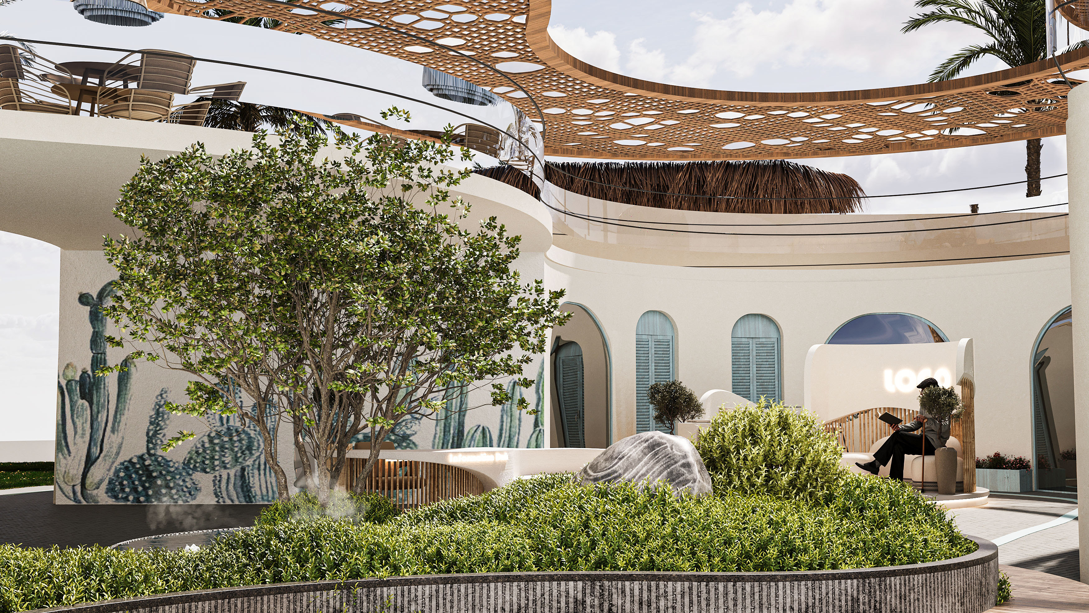 餐厅外立面丨埃及丨Nada Yassin-7