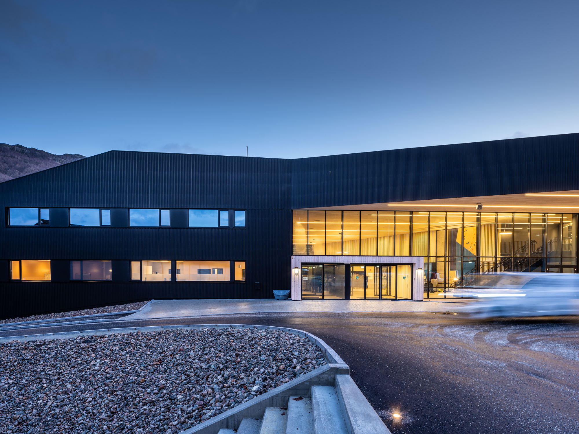 Bjerkreimshallen 多功能厅丨挪威丨Arkitektkontoret Vest AS-9