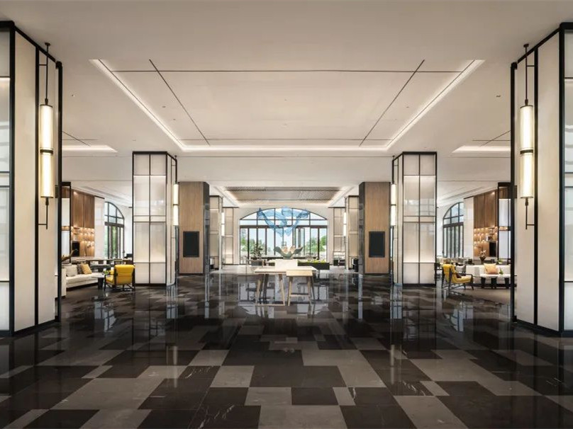 海口喜来登酒店大堂及大堂吧改造丨中国海口-2