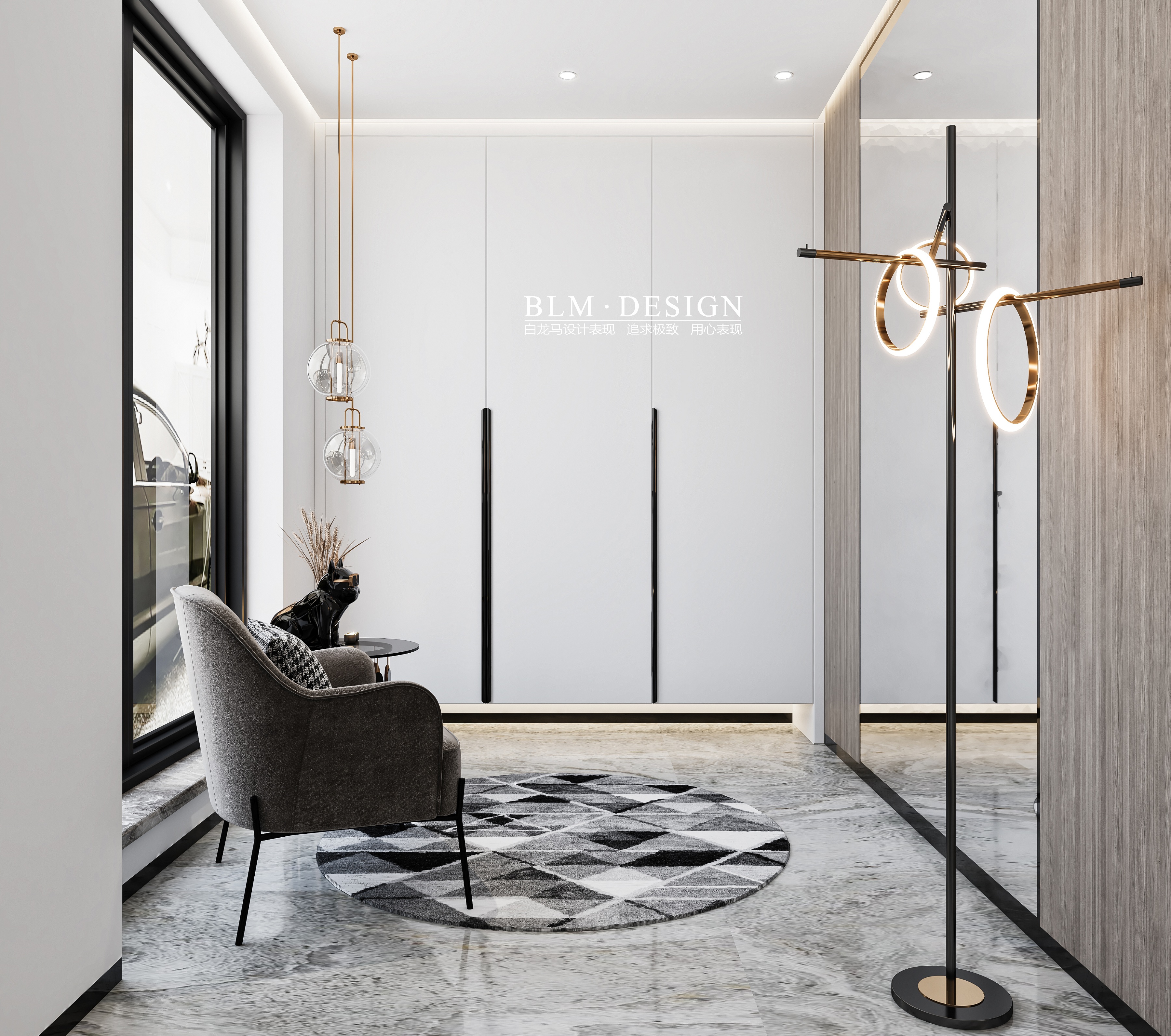 现代别墅设计丨中国扬州丨扬州白龙马效果图设计与表现-9