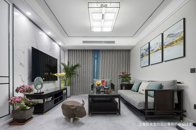 10万元三居128平米装修案例-13