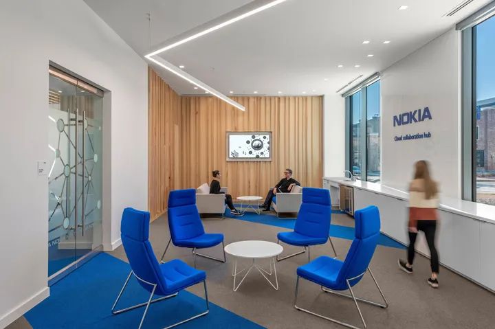 诺基亚达拉斯总部设计 | 跨学科团队协作的开放式空间-11