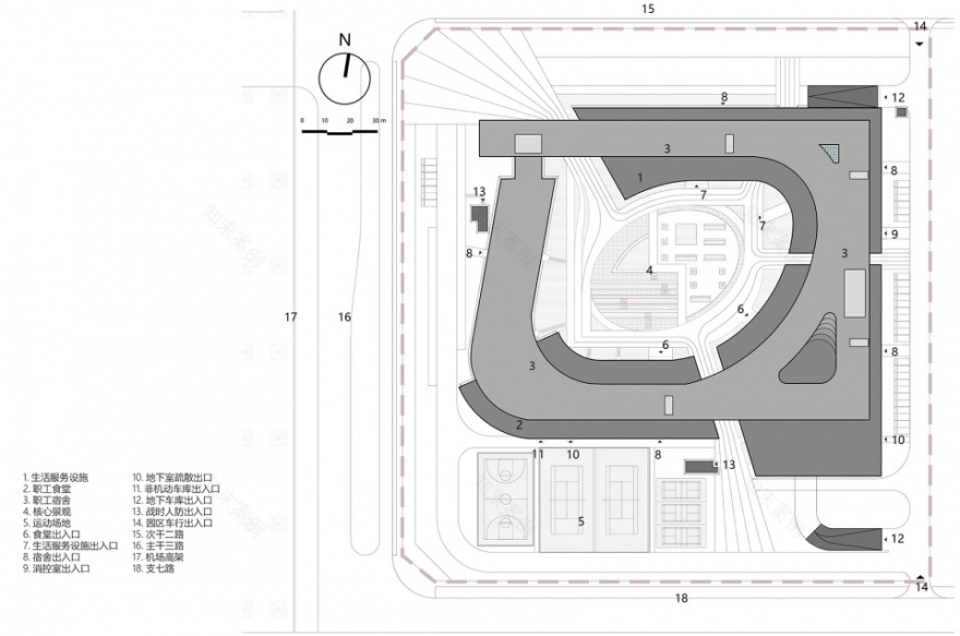 大兴国际机场“阳光绿意”宿舍设计丨中国电子工程设计院有限公司王振军工作室 + “蔓・设计”研究中心-35