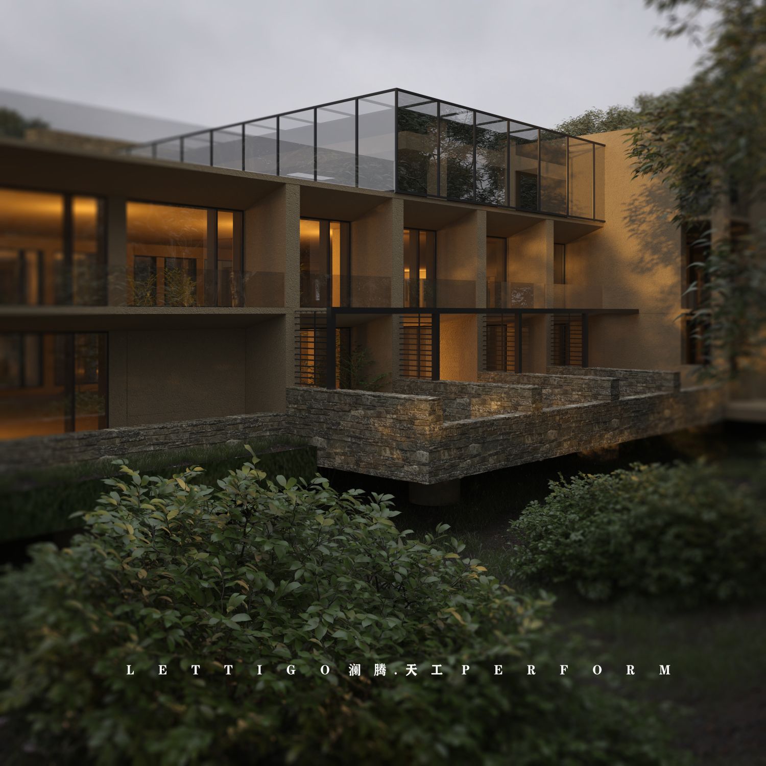 民宿|山庄会所|度假酒店|建筑外观-3