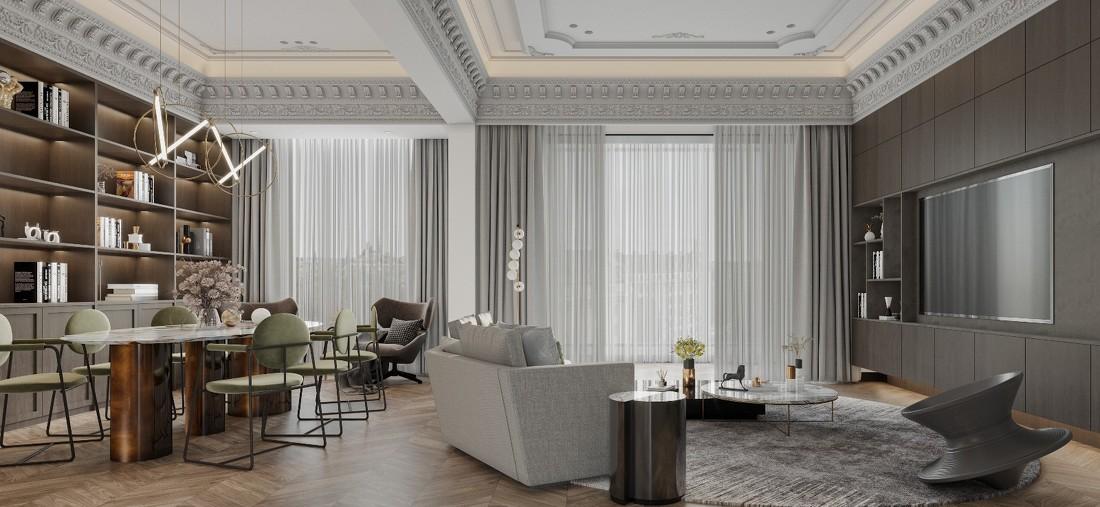 
设计新作 | 250㎡ 远香湖九号 混搭 -0