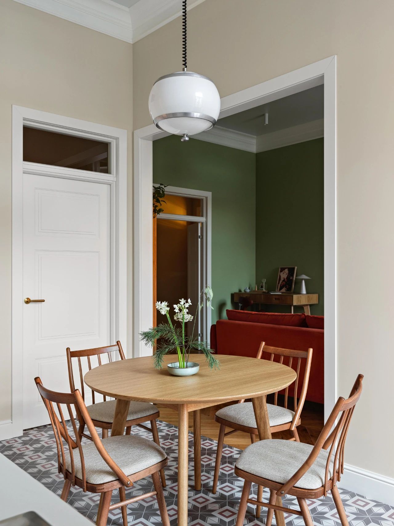 女孩的 68㎡复古优雅公寓设计-19