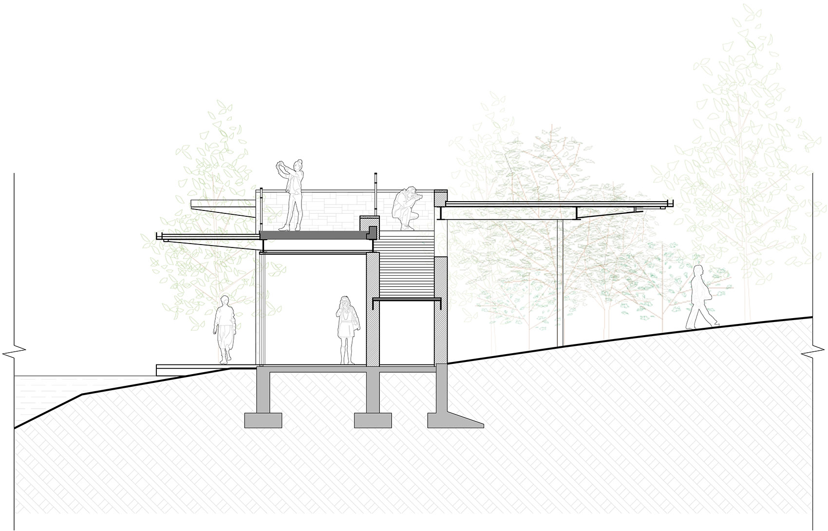 深圳环西丽湖绿道(一期)二级驿站丨中国深圳丨同济大学建筑设计研究院(集团)有限公司原作设计工作室-79