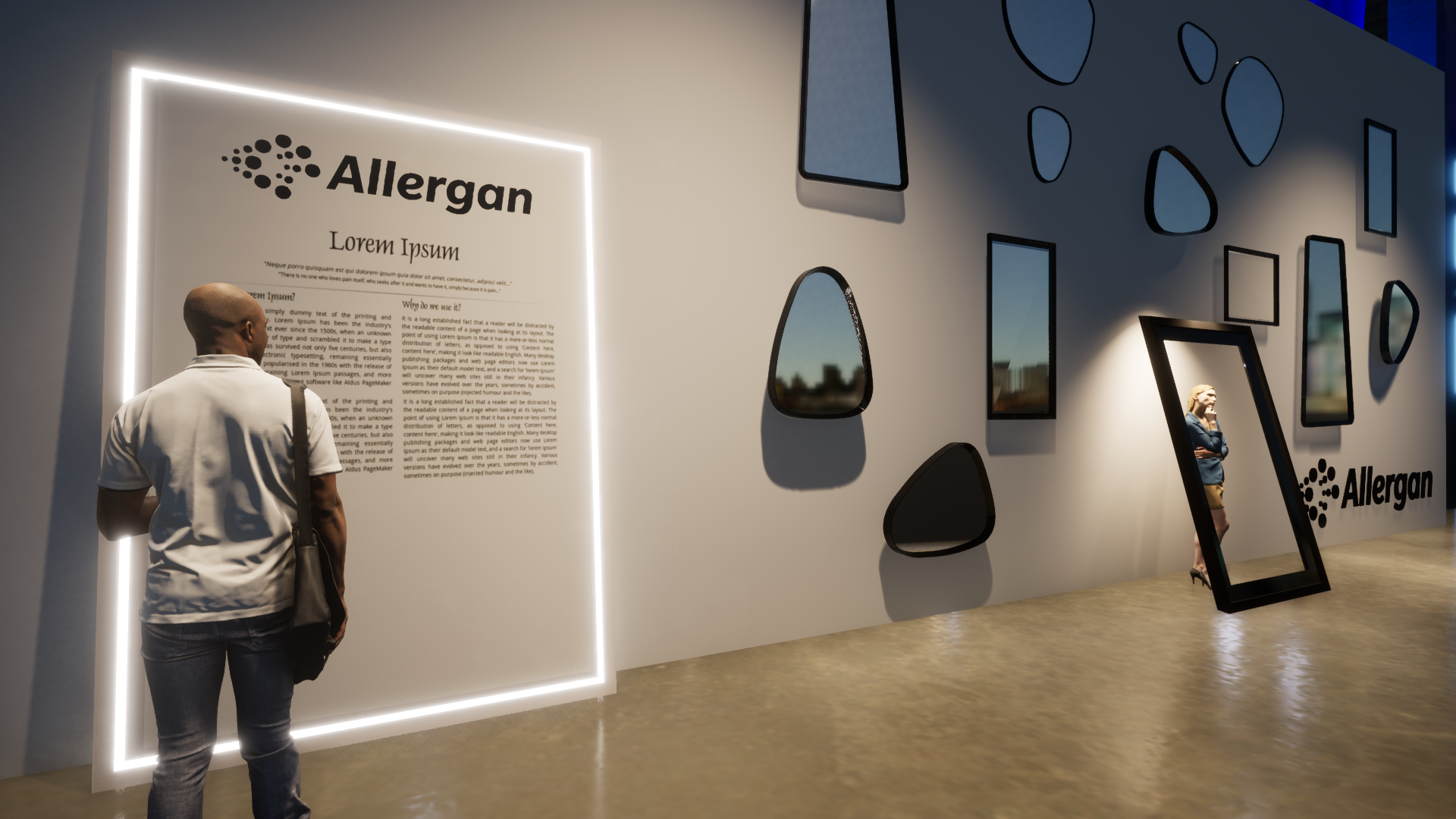 Cenografia Allergan Tátil lançamento-7
