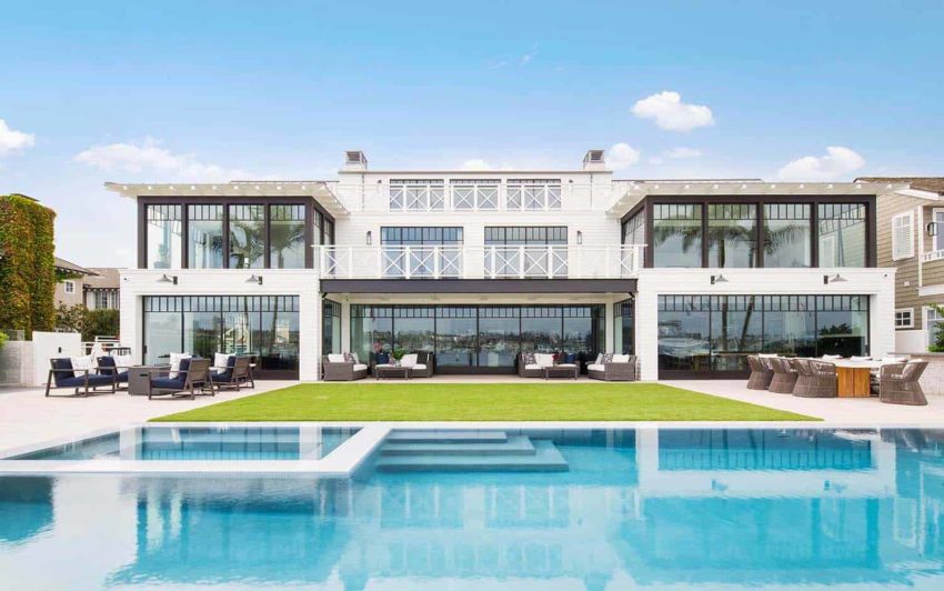 加州新港海滩现代别墅,打造完美阳光逃离-12