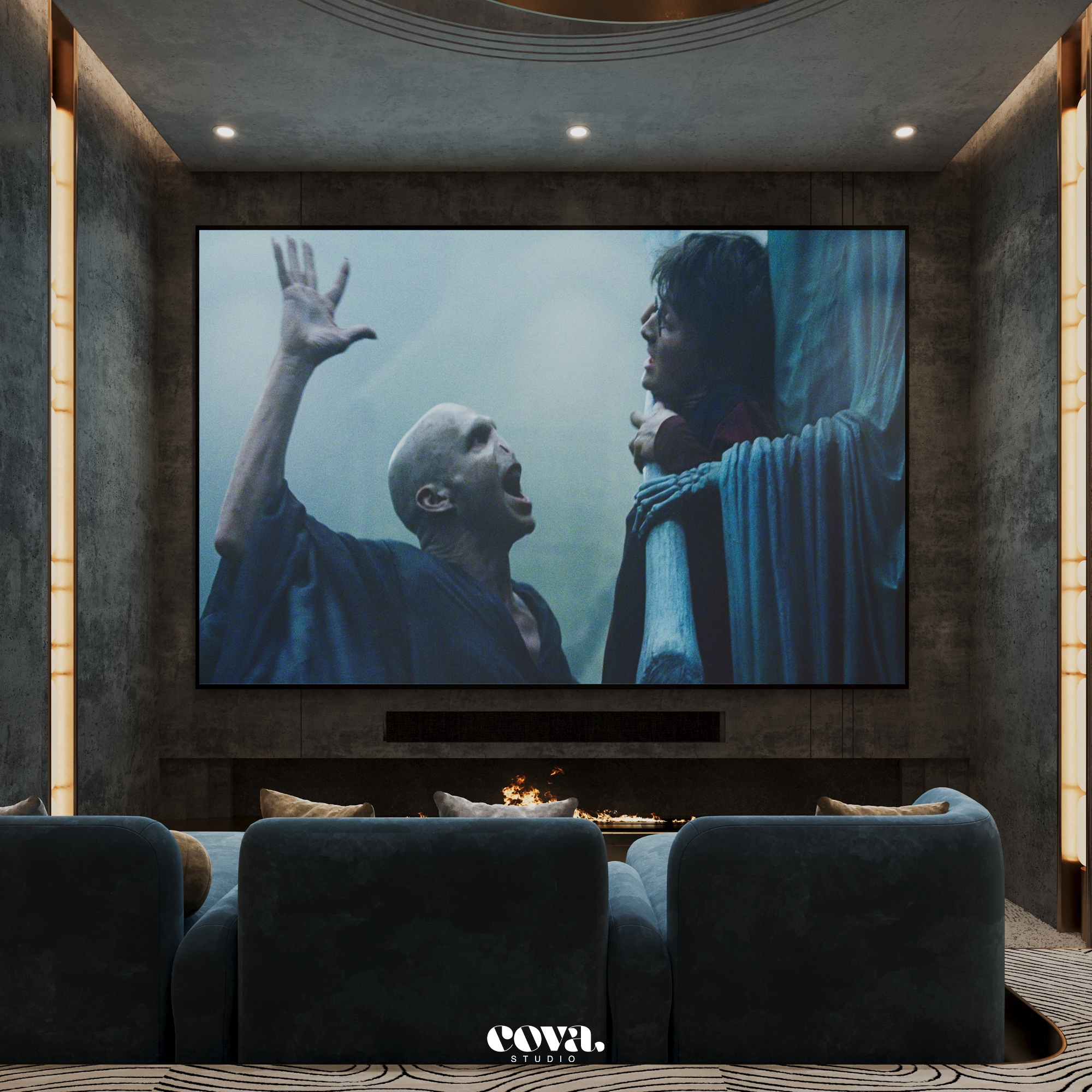 家庭影院丨沙特阿拉伯丨Cova Studio-12