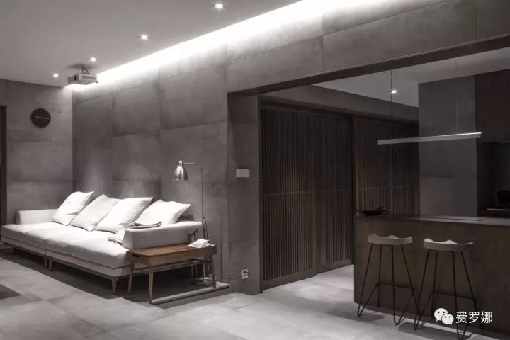 【周六案例放送】把自宅设计成「极简高级灰」，怎么看都不过时 | 费罗娜水泥砖-13